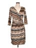 AA Studio AA Chevron-herringbone Brown Casual Dress Size 10 - photo 1