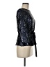 Alex Evenings 100% Polyester Black 3/4 Sleeve Top Size M - photo 4