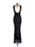 Blushe Impressions 100% Silk Black Cocktail Dress Size 10 - photo 2