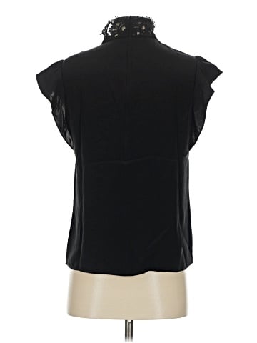 St. John Short Sleeve Silk Top (view 2)