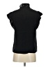 St. John Black Short Sleeve Silk Top Size 4 - photo 2