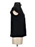 St. John Black Short Sleeve Silk Top Size 4 - photo 4