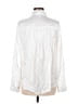 Cloth & Stone Metallic Silver Long Sleeve Button-Down Shirt Size M - photo 2