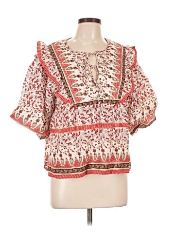 Calypso St. Barth 3/4 Sleeve Blouse (view 1)
