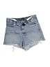 Alexander Wang 100% Cotton Blue Denim Shorts Size 26 waist - photo 1