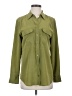 Equipment Solid Green Long Sleeve Button-Down Shirt Size S - photo 1