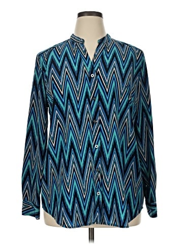 Style&Co Long Sleeve Blouse (view 1)