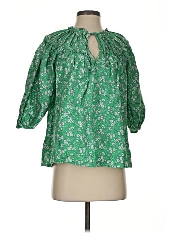 Topshop 3/4 Sleeve Blouse (view 1)