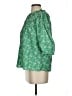 Topshop Green 3/4 Sleeve Blouse Size 4 - photo 5