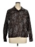 Westbound Animal Print Brown Jacket Size XL - photo 1