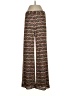 Trina Turk 100% Polyester Chevron-herringbone Brown Casual Pants Size 2 - photo 1