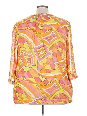 Evan Picone 3/4 Sleeve Blouse (view 2)