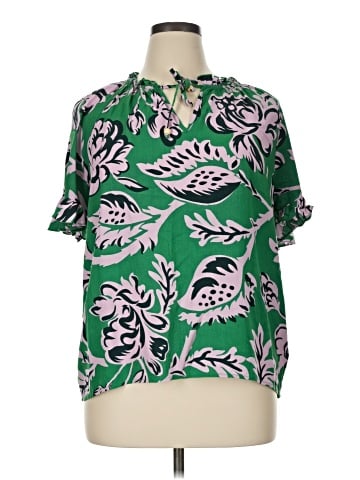 Philosophy Republic Clothing Short Sleeve Blouse (view 1)