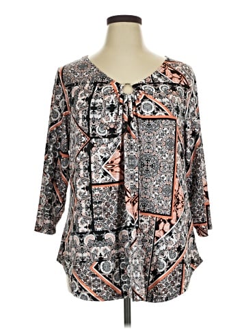 Ruby Rd. 3/4 Sleeve Blouse (view 1)