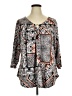 Ruby Rd. Gray 3/4 Sleeve Blouse Size 1X - photo 1