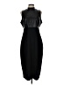 Express 100% Polyurethane Black Cocktail Dress Size L - photo 1