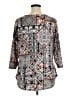 Ruby Rd. Gray 3/4 Sleeve Blouse Size 1X - photo 2