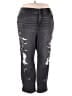 Torrid Graphic Gray Jeans Size 28 - photo 1