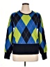 New York & Company 100% Acrylic Argyle Blue Pullover Sweater Size XL - photo 1