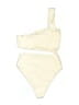 Haight Solid Ivory Two Piece Swimsuit Size M - photo 2