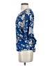 West Kei 100% Polyester Blue Short Sleeve Blouse Size S - photo 5