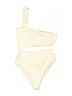 Haight Solid Ivory Two Piece Swimsuit Size M - photo 1
