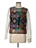 Fate 100% Polyester Ivory Long Sleeve Blouse Size L - photo 1