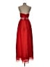 Unbranded 100% Polyester Red Cocktail Dress Size 10 - photo 2