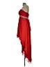 Unbranded 100% Polyester Red Cocktail Dress Size 10 - photo 5