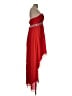 Unbranded 100% Polyester Red Cocktail Dress Size 10 - photo 4