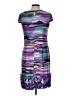 Studio M Graphic Purple Casual Dress Size 10 - photo 2
