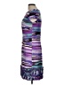 Studio M Graphic Purple Casual Dress Size 10 - photo 5