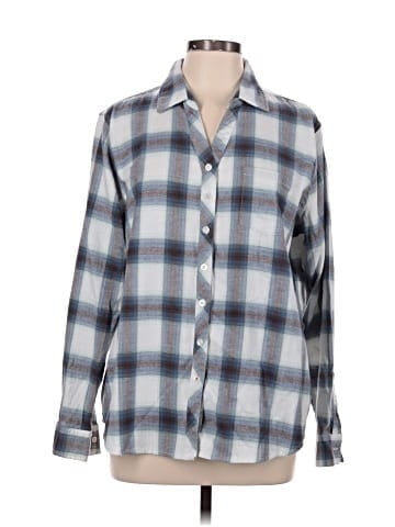 Weatherproof Long Sleeve Button-Down Shirt (view 1)