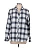 Weatherproof Plaid Gray Long Sleeve Button-Down Shirt Size L - photo 1