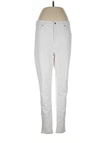 Madewell 10" High-Rise Skinny Jeans in Pure White (view 1)