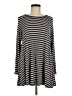 Matilda Jane Stripes Gray Casual Dress Size M - photo 1