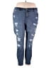 Torrid Hearts Blue Jeans Size 28R - photo 1