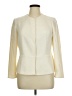 Lafayette 148 New York Solid Ivory Wool Blazer Size 14 - photo 1