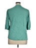 Democracy Teal 3/4 Sleeve Blouse Size XL - photo 2