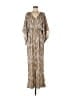 Caramela 100% Polyester Tan Jumpsuit Size M - photo 1