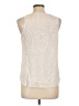 Chan Luu 100% Viscose Ivory Sleeveless Blouse Size L - photo 2
