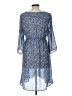 Roper 100% Polyester Blue Casual Dress Size L - photo 2