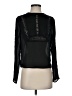 Paper Crane 100% Polyester Black Long Sleeve Blouse Size S - photo 1