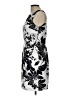 Connected Apparel Graphic Silver Cocktail Dress Size 10 (petite) - photo 5