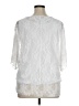 Brittany Black 100% Polyester White 3/4 Sleeve Blouse Size XL - photo 2