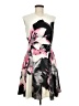 Ellen Tracy Graphic Pink Cocktail Dress Size 8 - photo 1