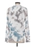 Splendid 100% Viscose Tie-dye Gray Long Sleeve Blouse Size S - photo 2