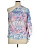 Jess Lea Blue Short Sleeve Blouse Size XL - photo 2
