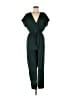 Greathe 100% Polyester Solid Green Jumpsuit Size 6 - photo 1