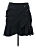 Opening Ceremony Solid Black Casual Skirt Size 4 - photo 1